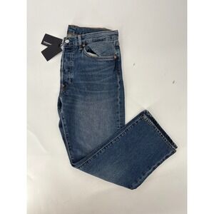 Buck Mason Ford Standard Jean Blue Denim Straight Leg Mens 31x34 M037 NEW